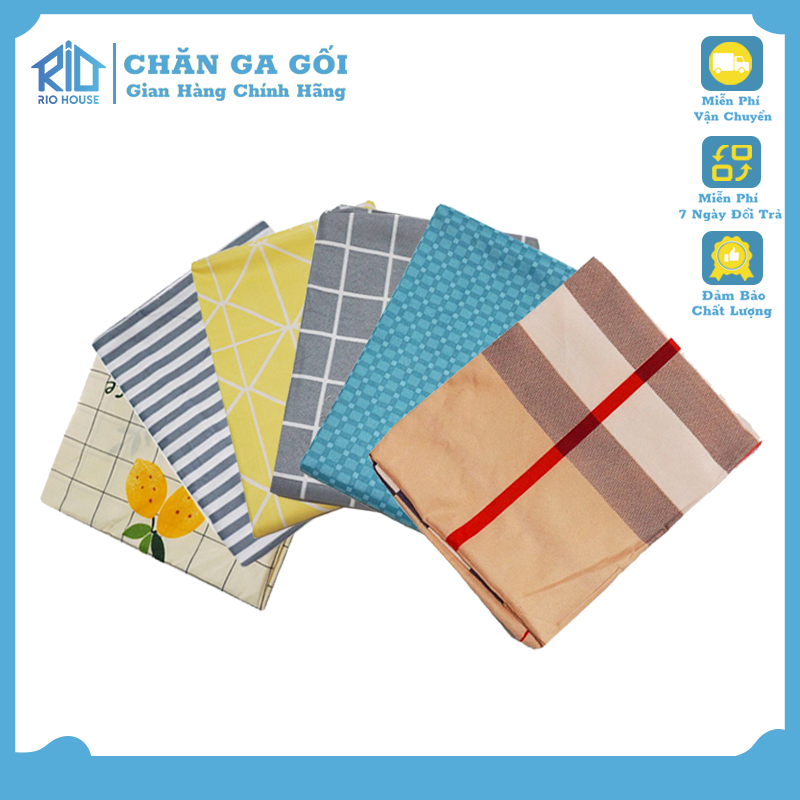 Vỏ gối ôm Cotton PL 35x100cm ( Màu ngẫu nhiên )