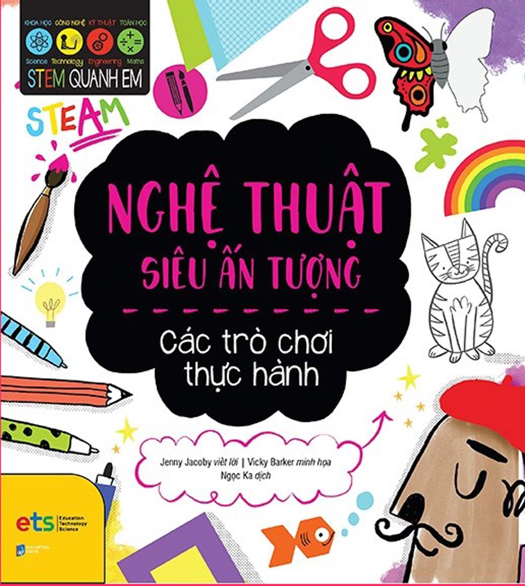 Sách - stem quanh em - nghệ thuật siêu ấn tượng - newshop