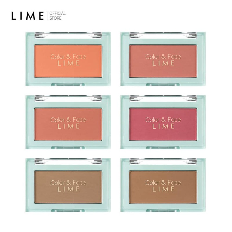Phấn Má Hồng Đa Năng Lime Color & Face Single Blusher 4.5g, cho gương mặt sáng rạng rỡ hơn, phù hợp cho mọi loại da