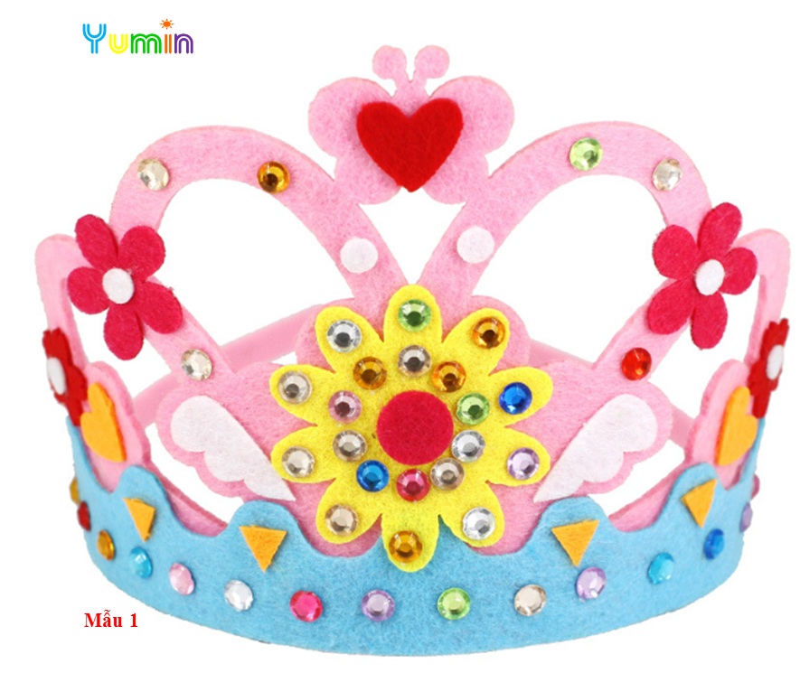Vương miện thủ công cho bé tự làm