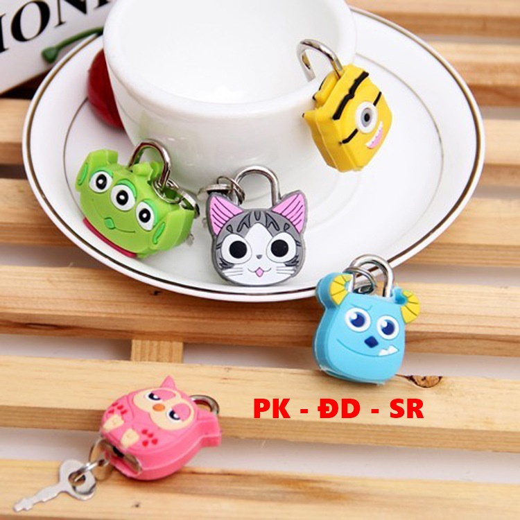 Ổ Khóa Mini Hình Thú Dễ Thương - Siêu Rẻ
