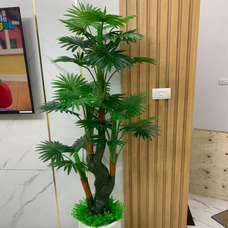 Cây giả, Cây cọ 4 nhánh cao 1,4m