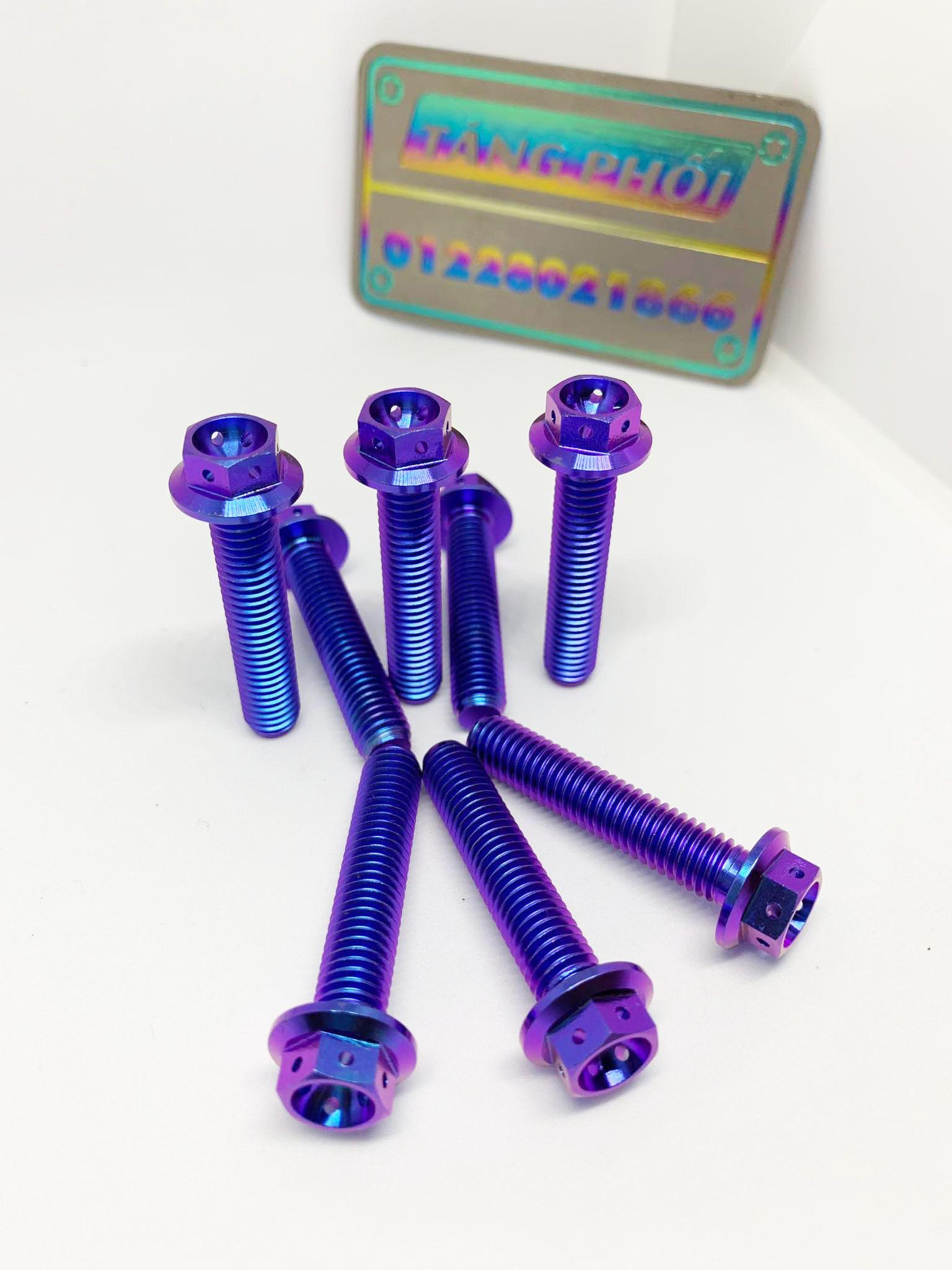 [Lấy mã giảm thêm 30%]1 con Ốc bắt chảng ba 8li40 đầu probolt Titan Gr5 cho xe Sonic  Raider  Satria