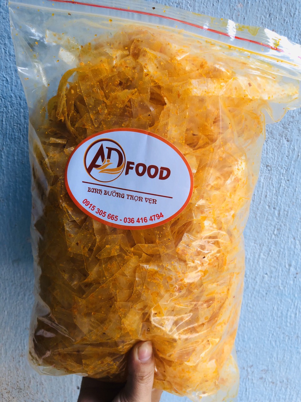 500g bánh tráng phô mai miếng vuông