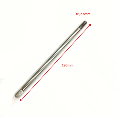 Trục quạt cho motor bldc trục 8mm dài 190mm