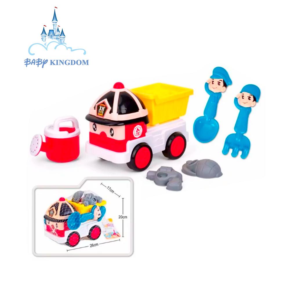 Bộ đồ chơi bãi biển biệt đội Robocar Poli