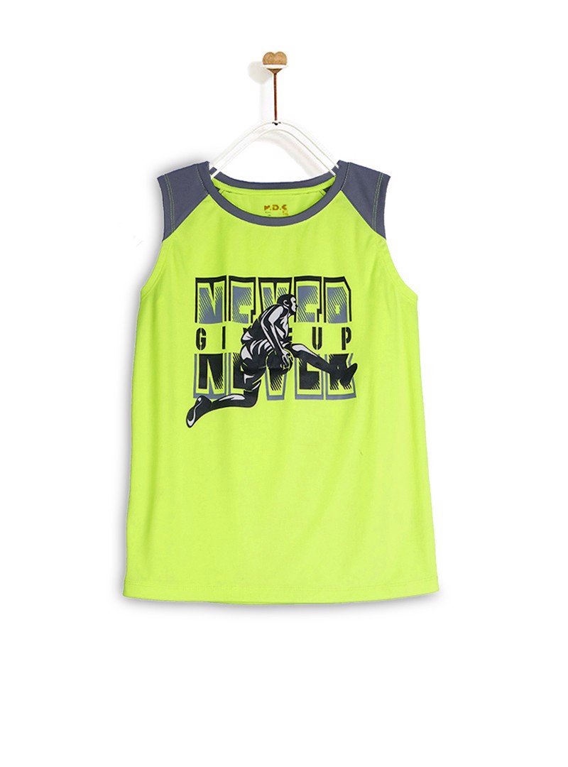 Áo Thun Bé Trai M.D.K Printed Tank W. Shoulder Contrast