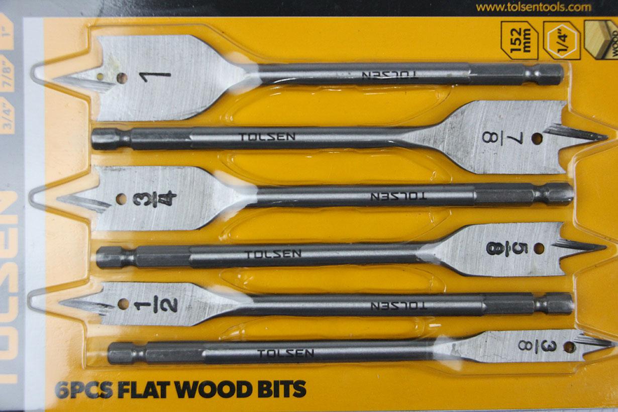 BỘ 6 MŨI KHOAN GỖ TOLSEN 75656