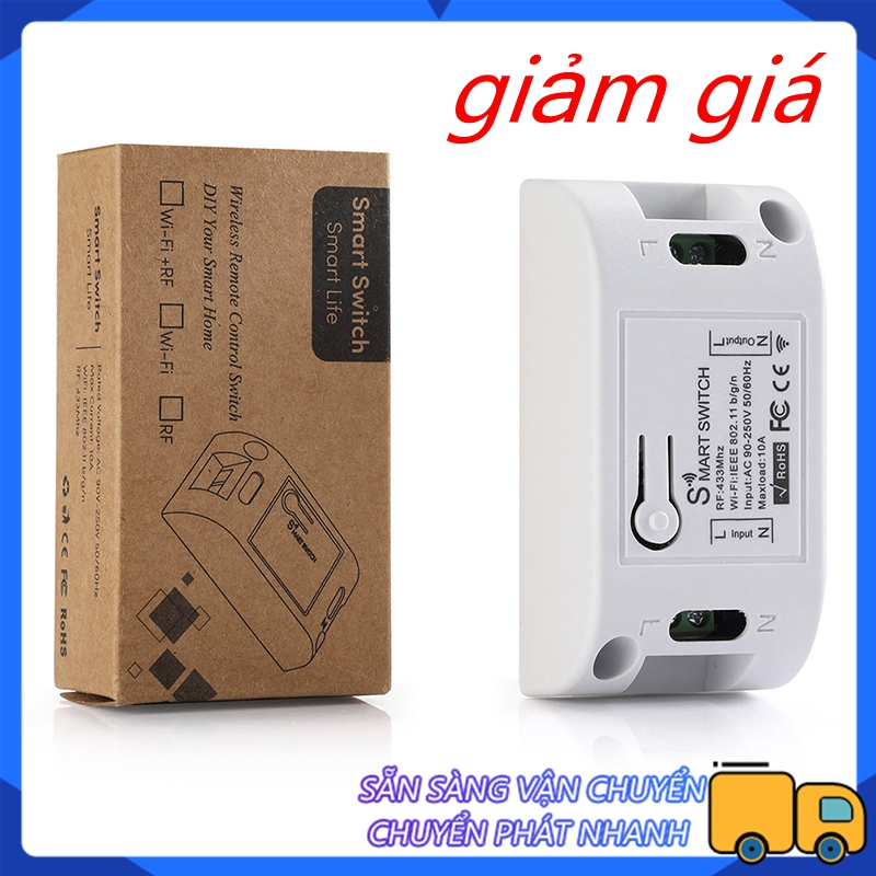 [Flash Sale] WiFi Smart Switch Timer DIY Wireless Switch Voice Control Smart Home Automation