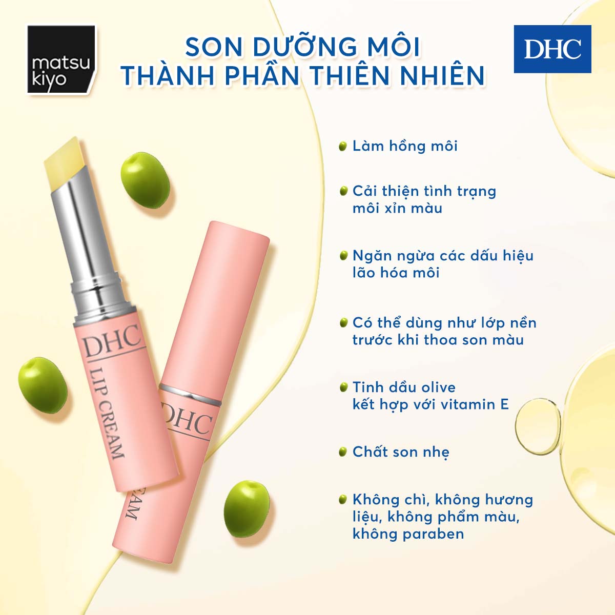 Son dưỡng DHC Lip Cream - 1.5g