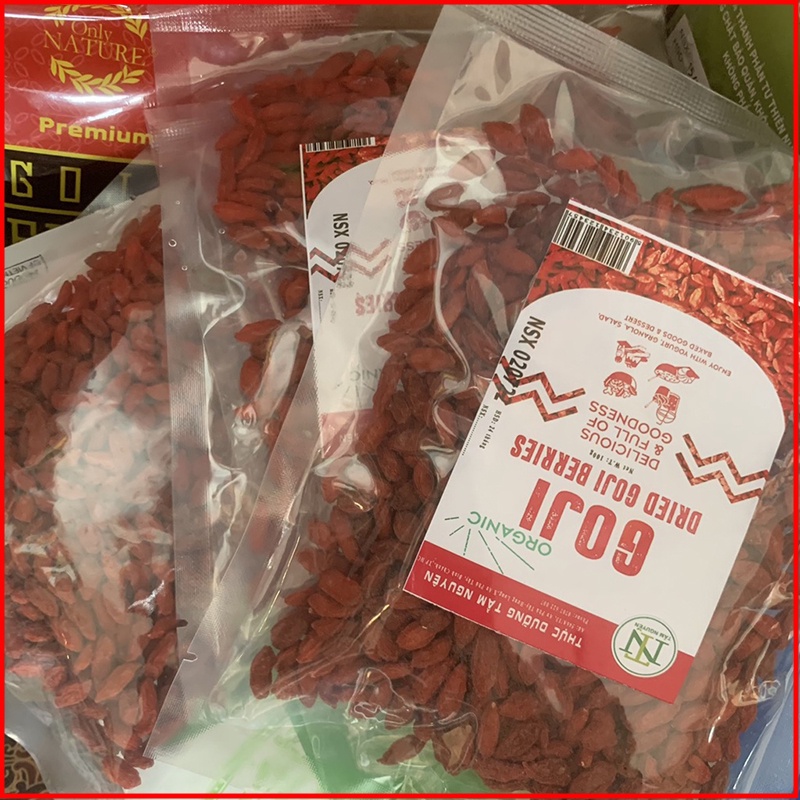 Kỷ tử đỏ (Câu Kỉ Tử) sấy khô gói 100g
