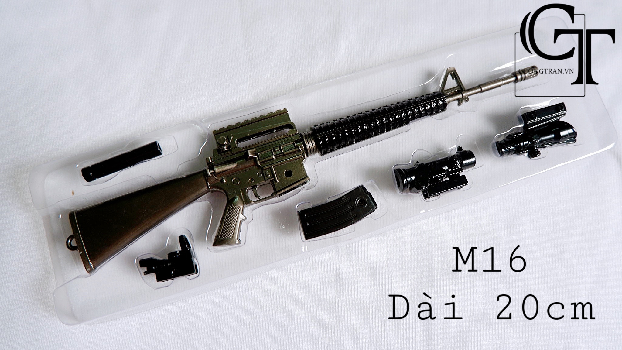 Mô hình Sú.ng lắp ráp game PUBG - Loại 17cm đến 23cm (Tặng kèm giá đỡ nhỏ)