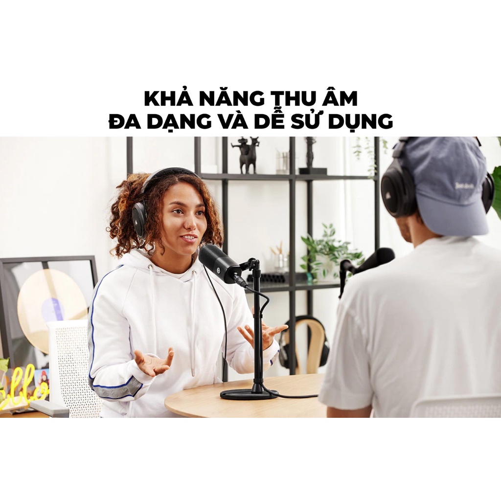 Microphone Elgato Wave DX (10MAH9901) - Tương thích nhiều arm cắm microphone
