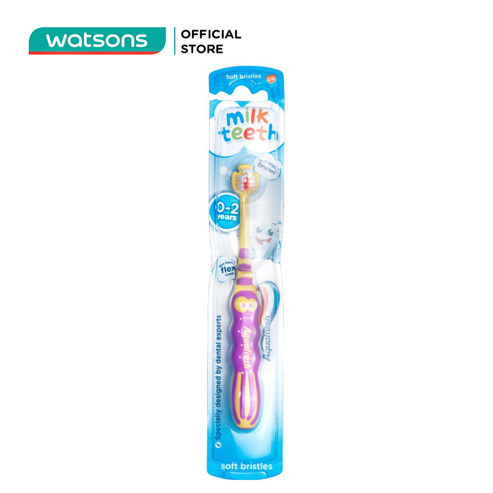 Bàn chải đánh răng trẻ em răng sữa aquafresh kid milk teeth 0-2 tuổi