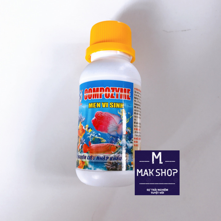 1 Hủ Men Vi Sinh Compozyme Cho Hồ Cá Cảnh 20g, Làm Trong Nước, Xử Lý Chất Thải, tạo môi trường lý lưởng cho hồ cá nhà bạn