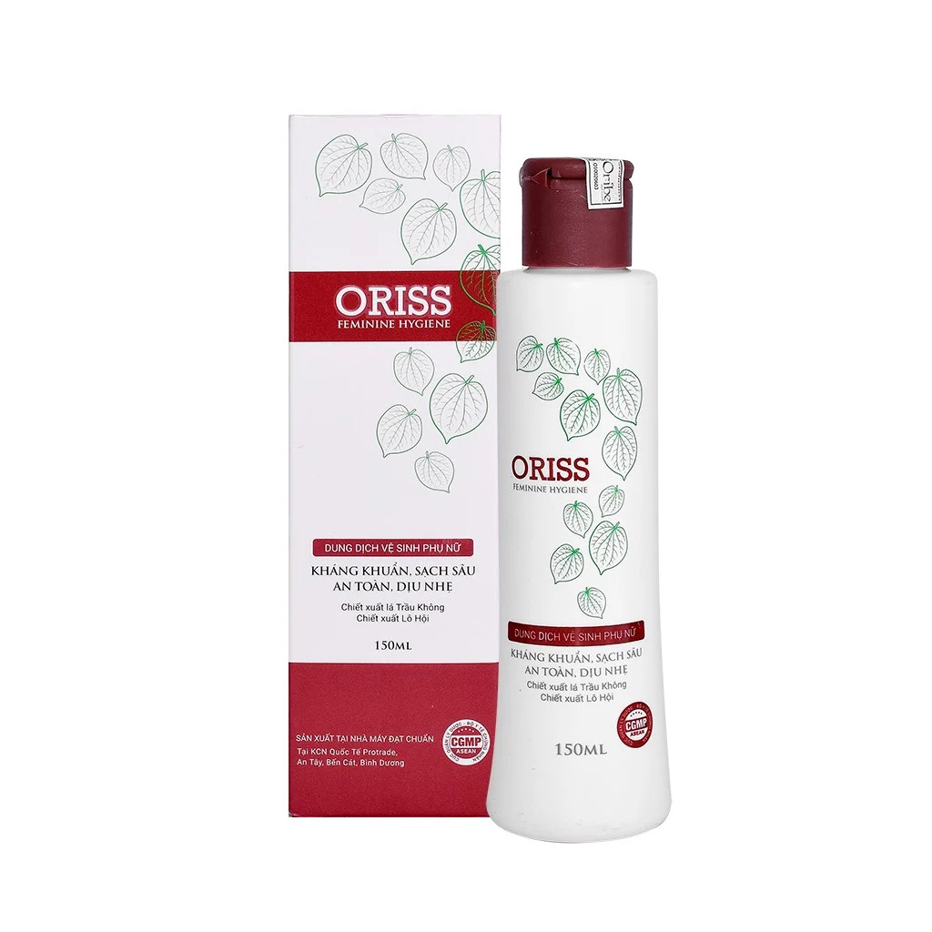 Dung dịch vệ sinh oriss kháng khuẩn sạch sâu 150ml