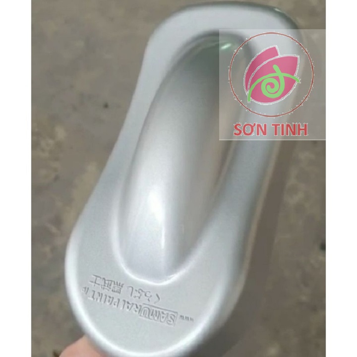 Sơn xịt Samurai màu Bạc cao cấp - PS124 (400ml)
