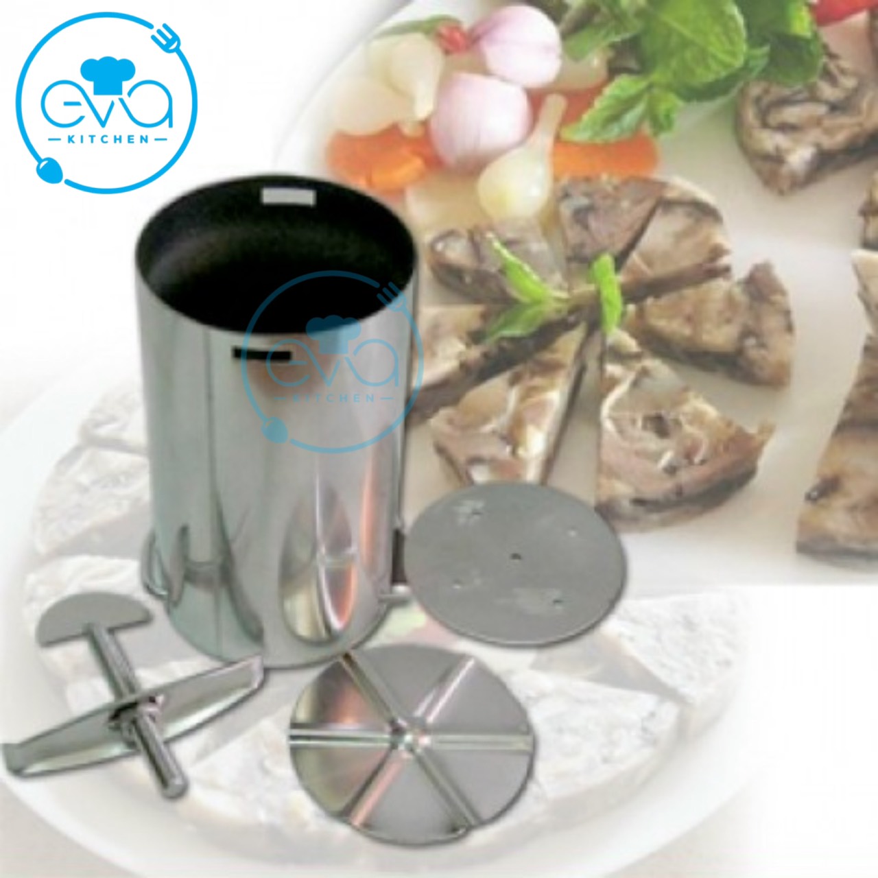 Khuôn Làm Giò Thủ Chả Lụa Bằng Inox 0.5 Kg