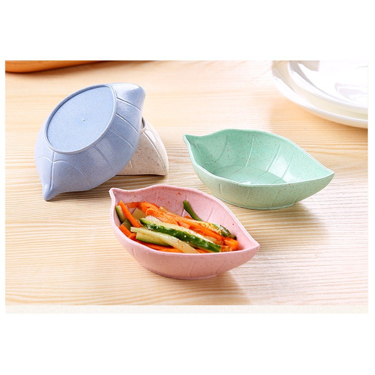 [HCM]3 Chén đựng gia vị xinh hình chiếc lá lúa