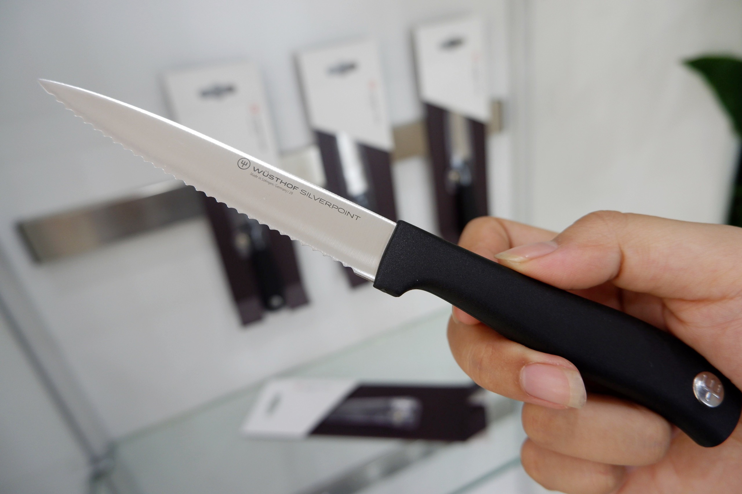 Dao răng cưa Wusthof Silverpoint 10cm - Xuất xứ Đức (Wusthof paring knife)