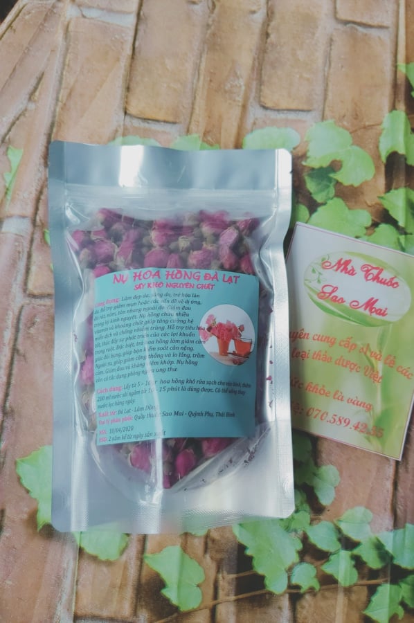 100gr nụ hồng Đà Lạt đặc biệt