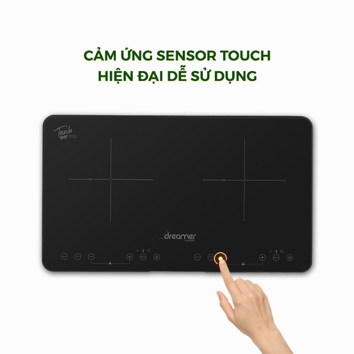 BẾP TỪ DƯƠNG ĐÔI DREAMER DKA-DIC135B ( Đen ) - DKA-DIC135G ( Xám )