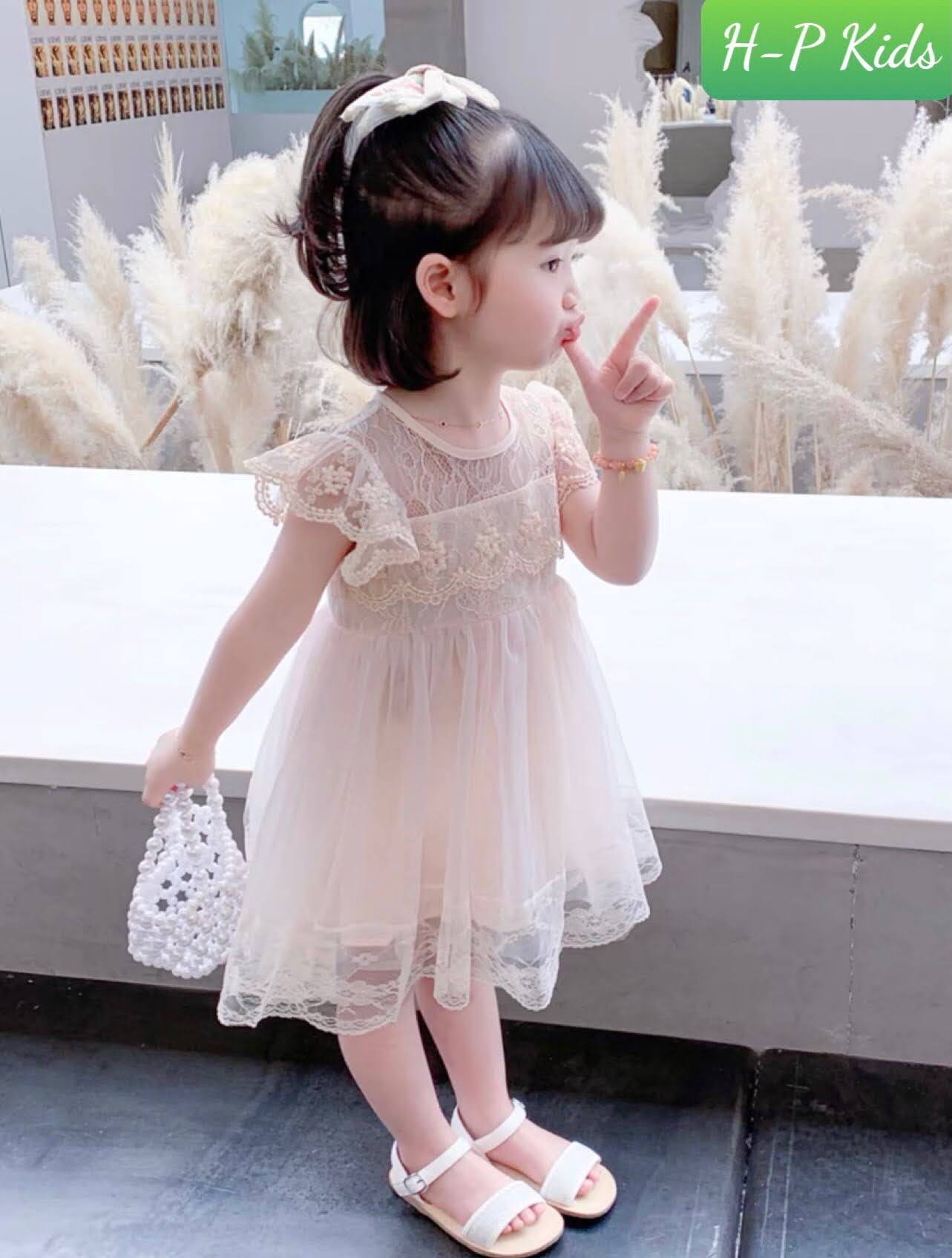 Váy ren trắng công chúa cho bé gái [CKDA06]