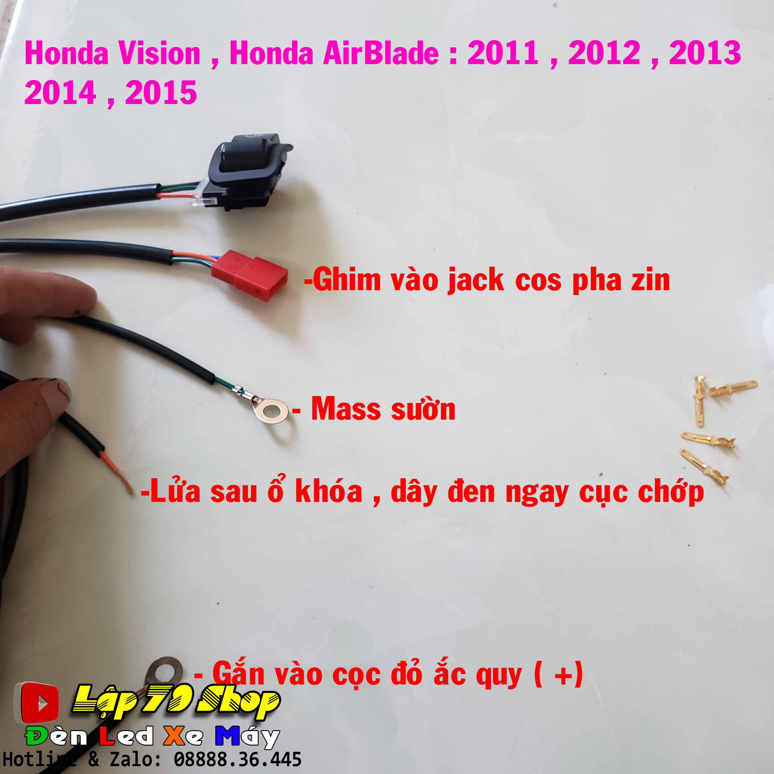 [LẬP 79 CENTER] Mạch Passing SH cho Vision , Lead , AirBlade AB 2011 , 2012 , 2013 , 2014 , 2015