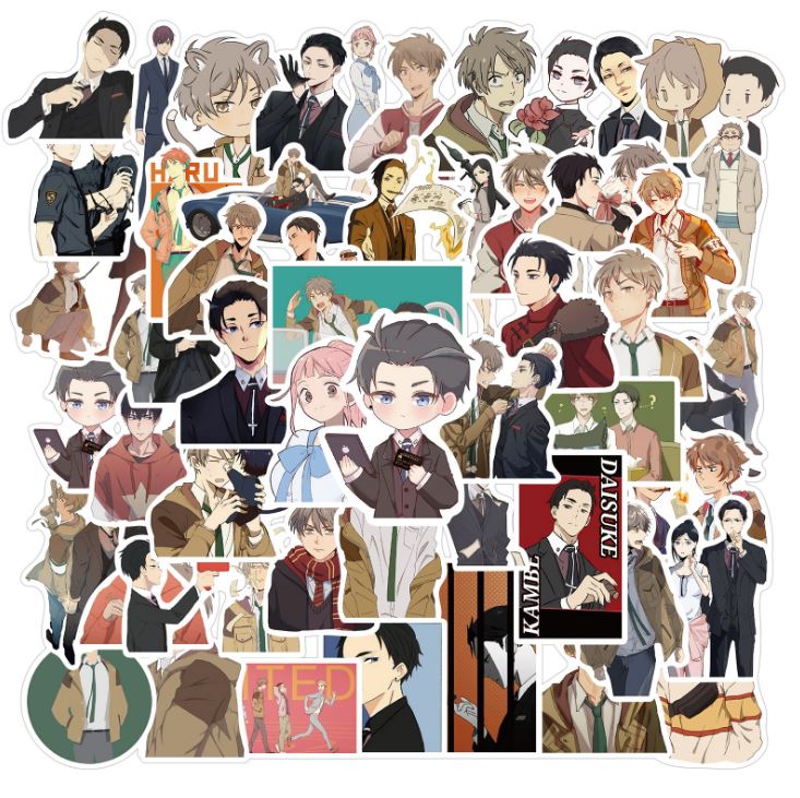 [HCM]Sticker ANIME VƯƠNG GIẢ nhựa PVC không thấm nước dán nón bảo hiểm laptop điện thoại Vali xe Cực COOL #140