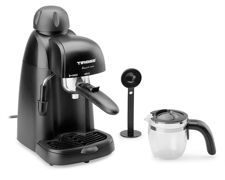 Máy pha cà phê Espresso Tiross TS620 - Hàng Chính Hãng