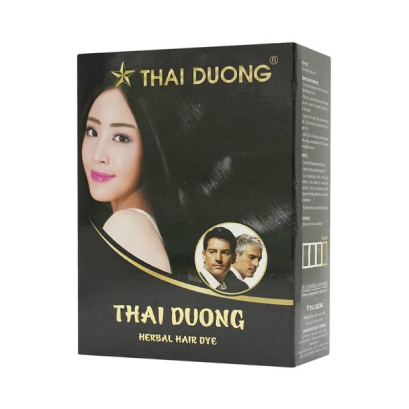 1 hộp thuốc nhuộm tóc dược liệu Thái Dương gồm 5 gói