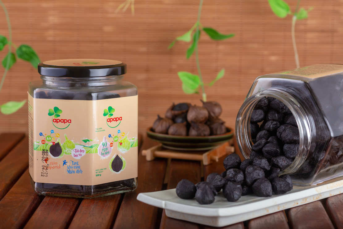 Hủ tỏi đen  APAPA bóc vỏ 500 gr
