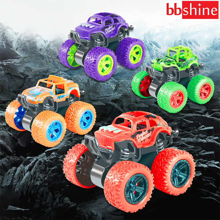 Xe ô tô đồ chơi cho bé trai, xe địa hình bánh đà cho trẻ em nhào lộn 360