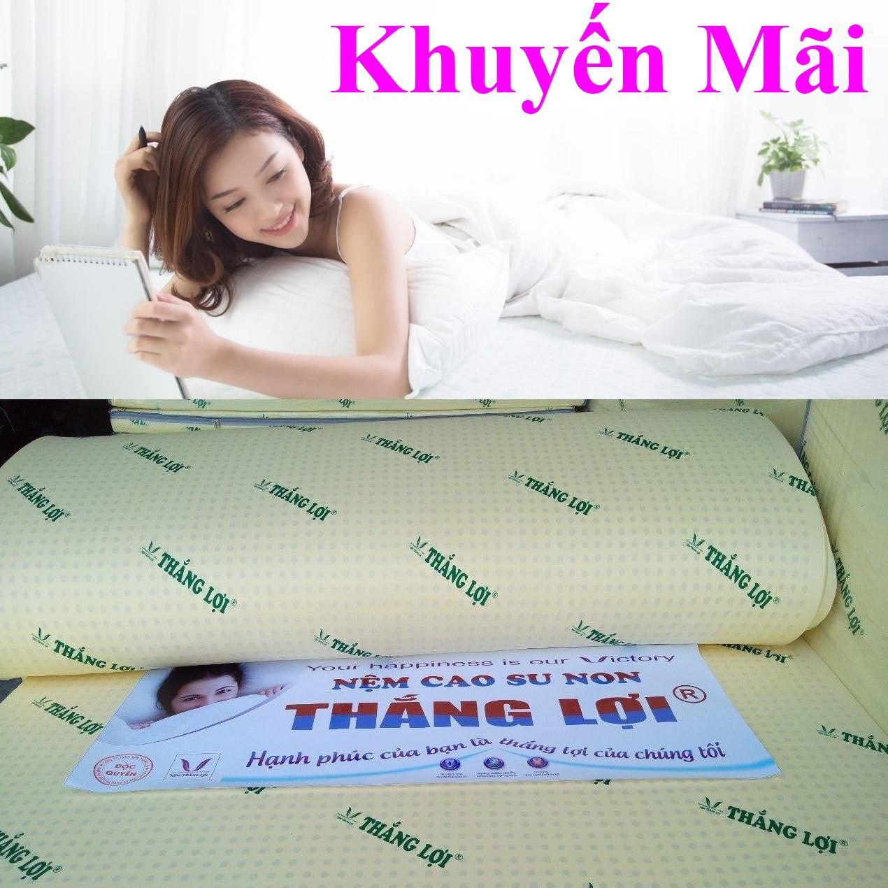 Nệm Cao Su Thắng Lợi 1m8 x 2m x 10cm