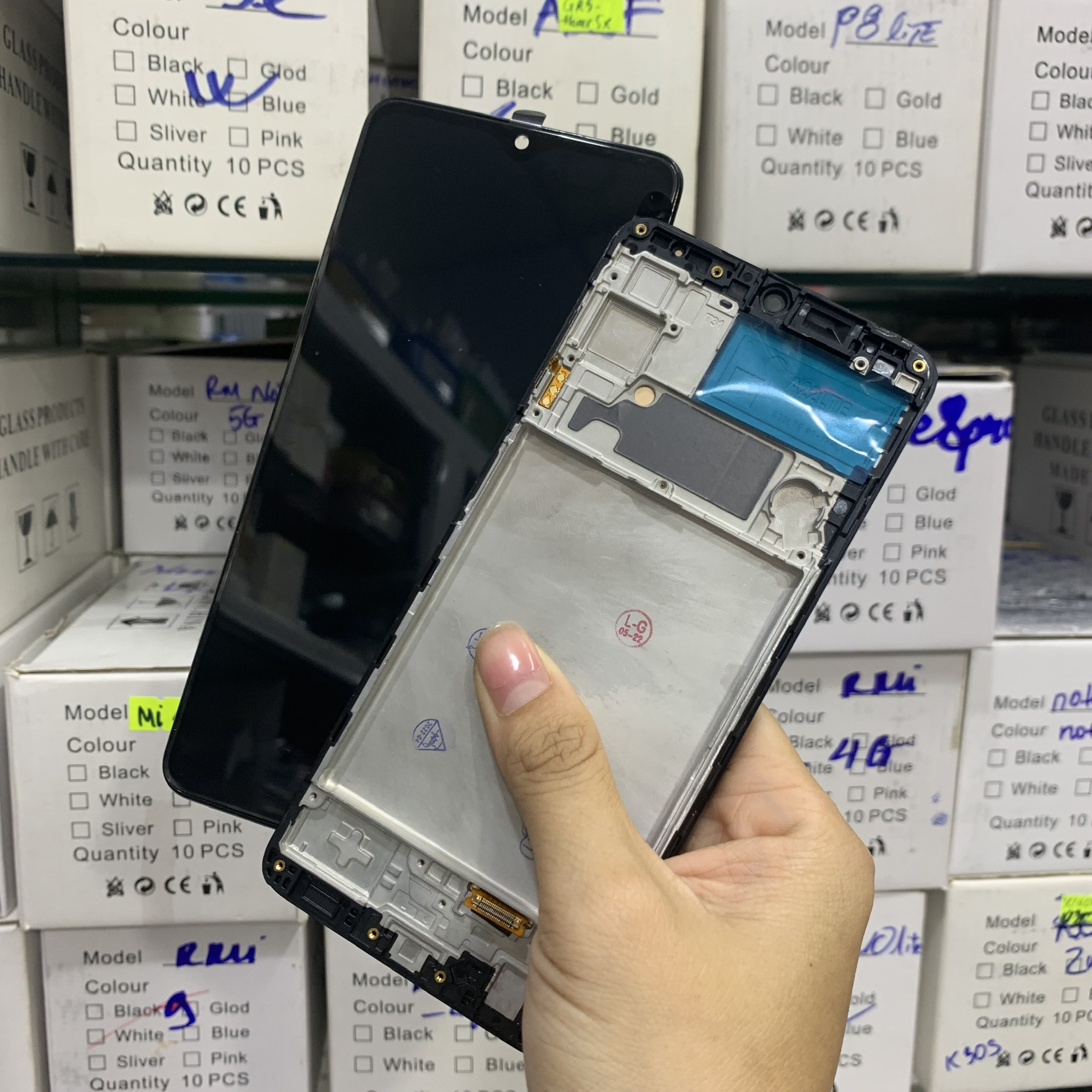 Màn hình SAMSUNG A22 4G (OLED , INCELL) khung