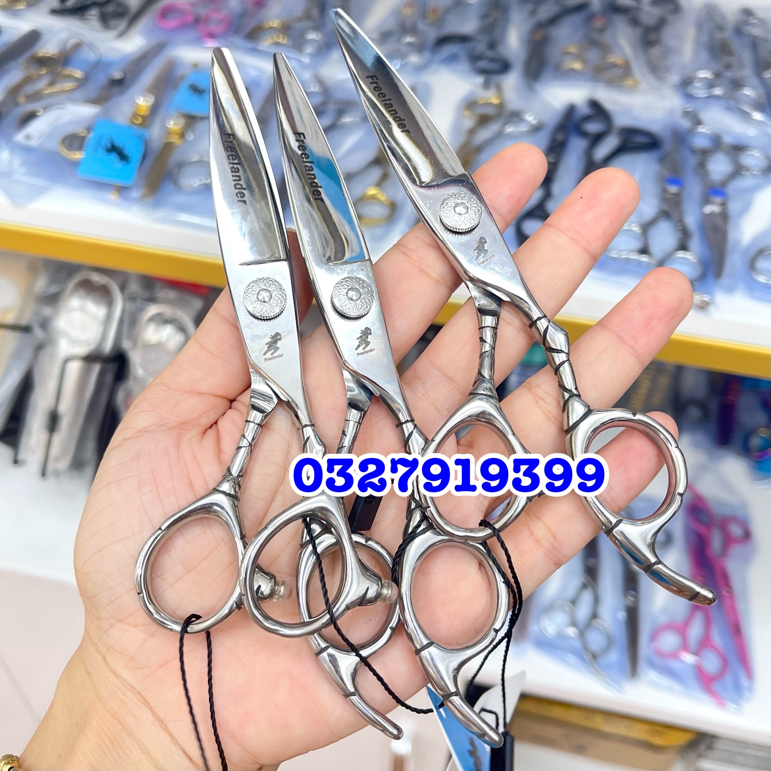 Kéo Chuốt Tóc Cao Cấp Freelander 6.0 in Thép Nhật S440C Độ Cứng Trên 62HRC Kích Thước 6 Inch Dành Cho Nữ