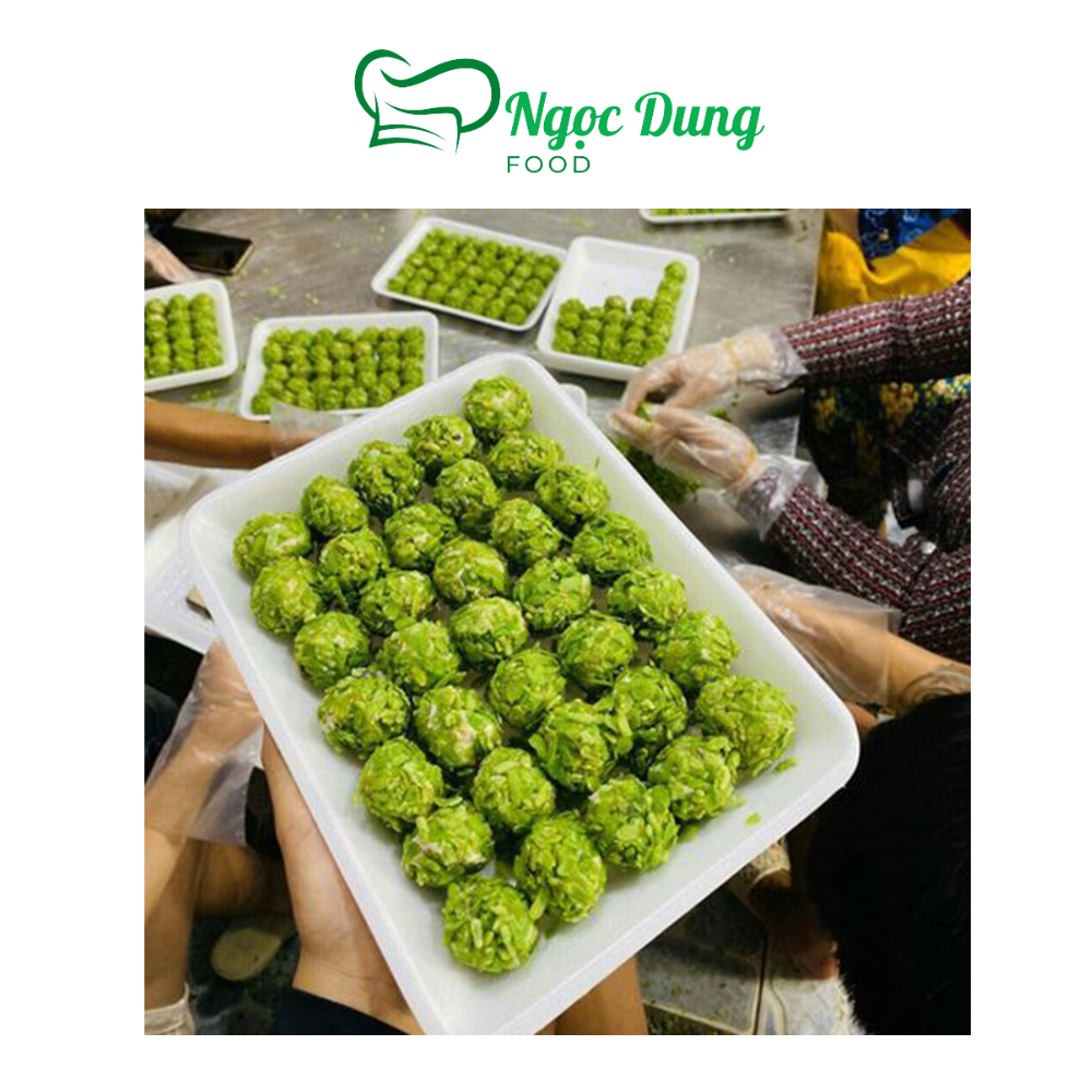 Chả cá cuọn cốm xanh vĩ 35 viên 500gr