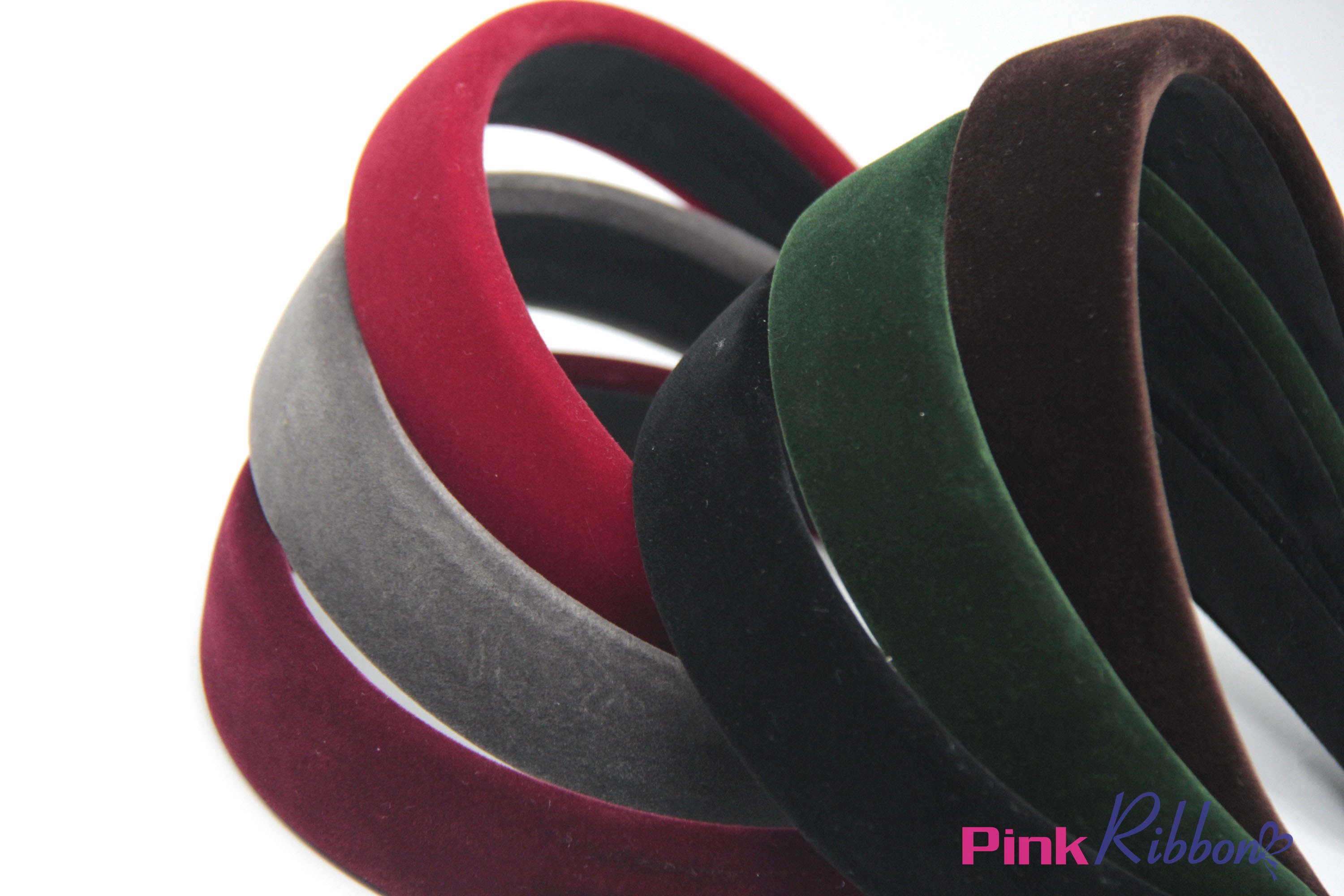 Bờm phồng bọc vải nhung 3cm