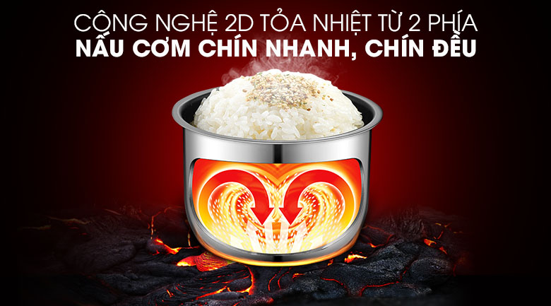 Nồi cơm điện Electrolux 1.8 lít ERC3105
