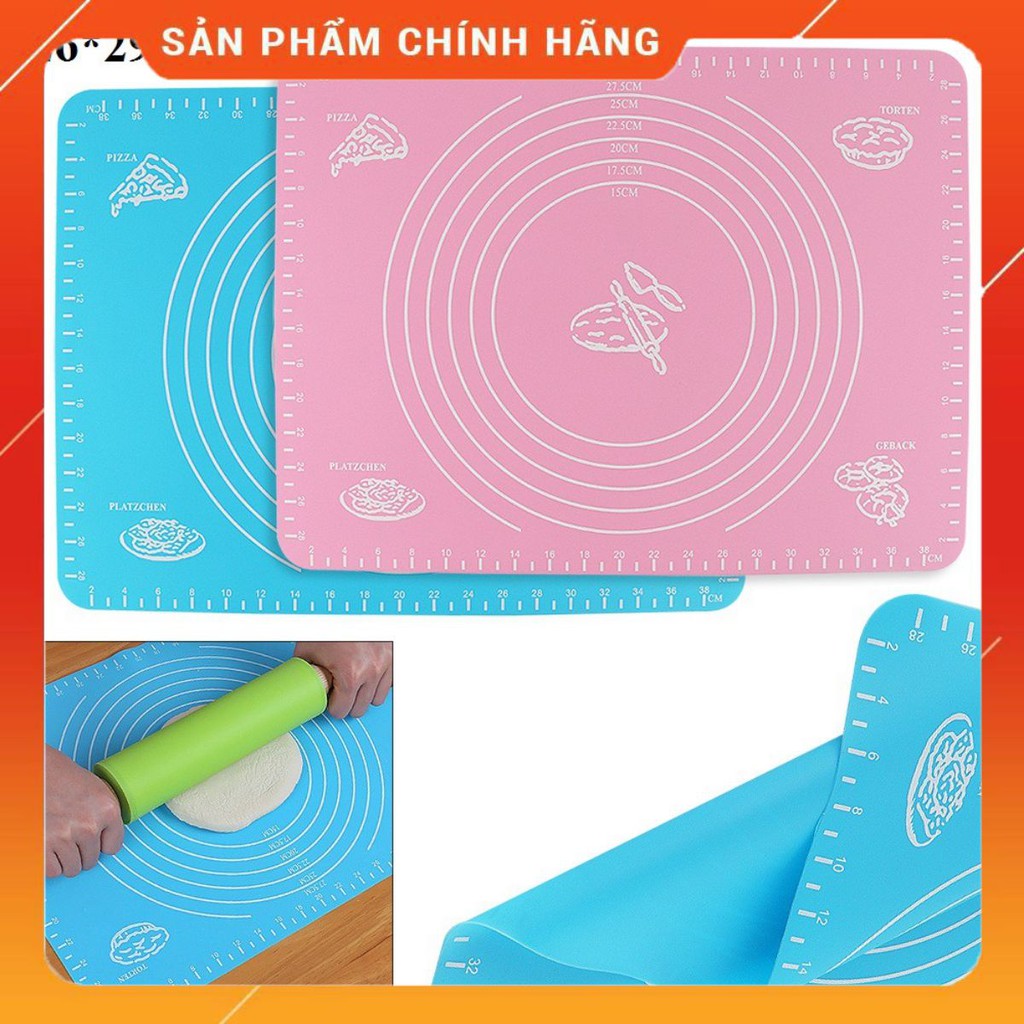 Tấm Lót Nhào Bột Silicon 30*40Cm