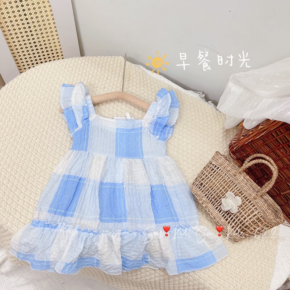 váy vải xốp nhăn cho bé 10-20kg