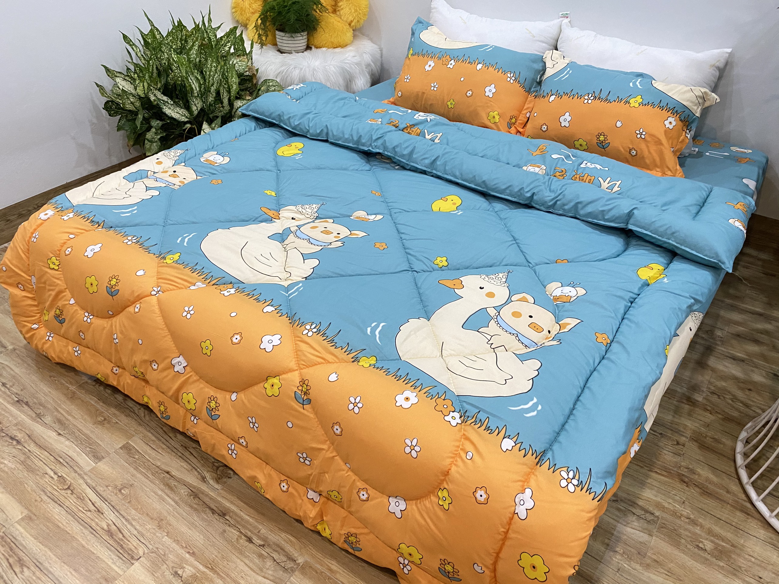 Set Ga Gối Mẫu Vịt Lợn P35