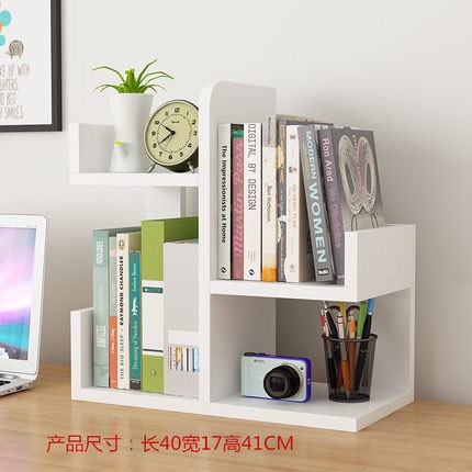 Kệ sách gỗ để bàn hình cây xương rồng