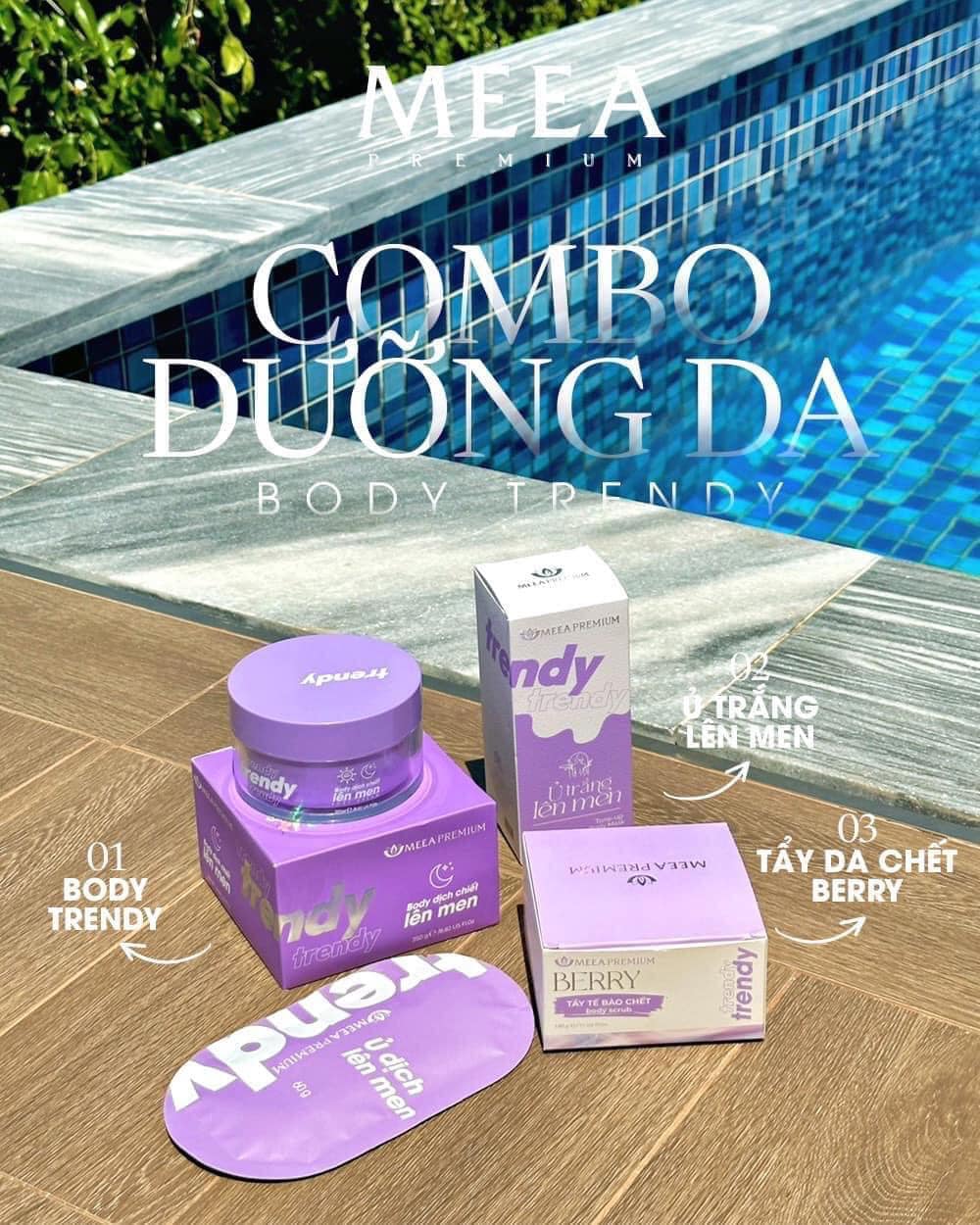 Ủ Trắng Lên Men Body Trendy - Meea Premium