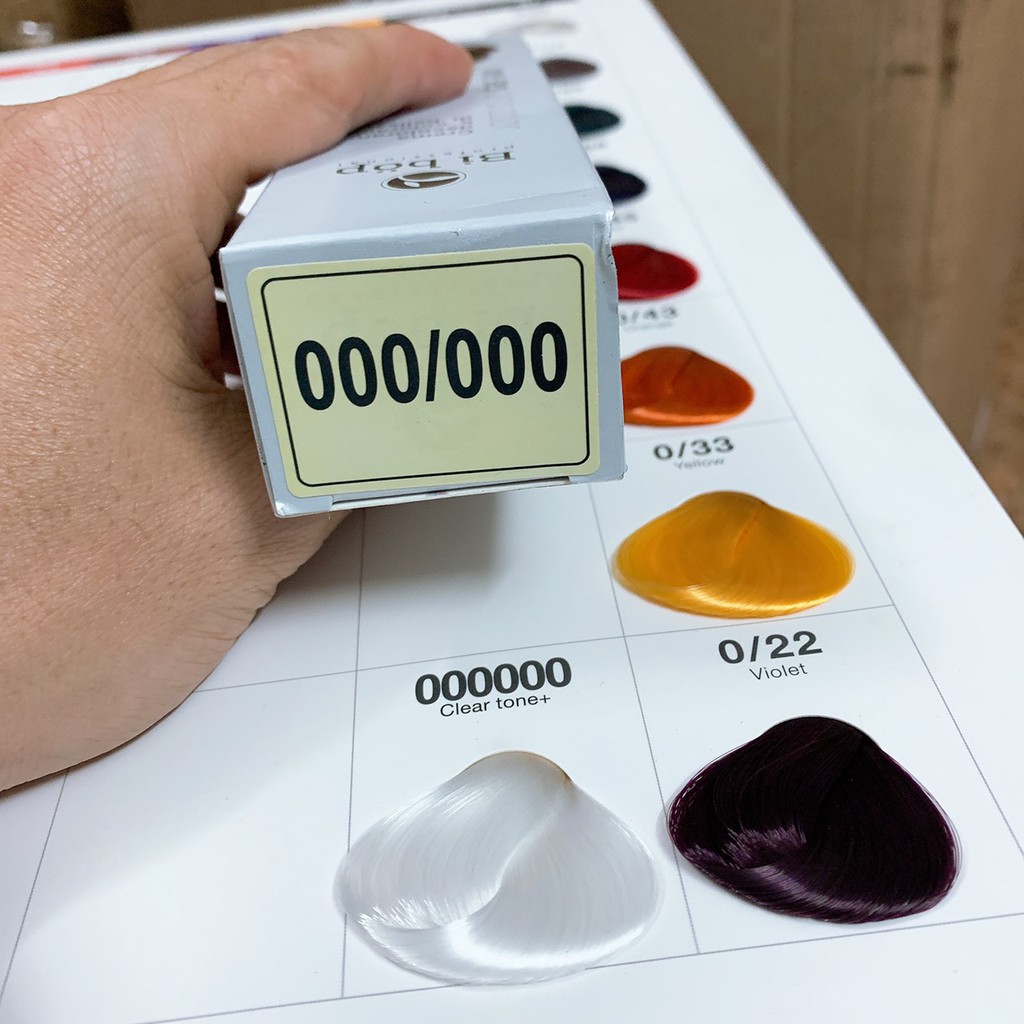 Kem Nhuộm Tóc Chuyên Nghiệp - Nhuộm Nâng Tông Tone 6 số 0 00 000