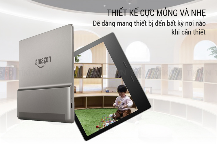 Máy Đọc Sách Amazon Kindle Oasis - 7 Inch, Có Nút Cứng 8GB/32GB