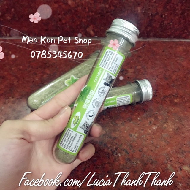[HCM]Cỏ mèo bạc hà Catnip Cat Mint 40 ml
