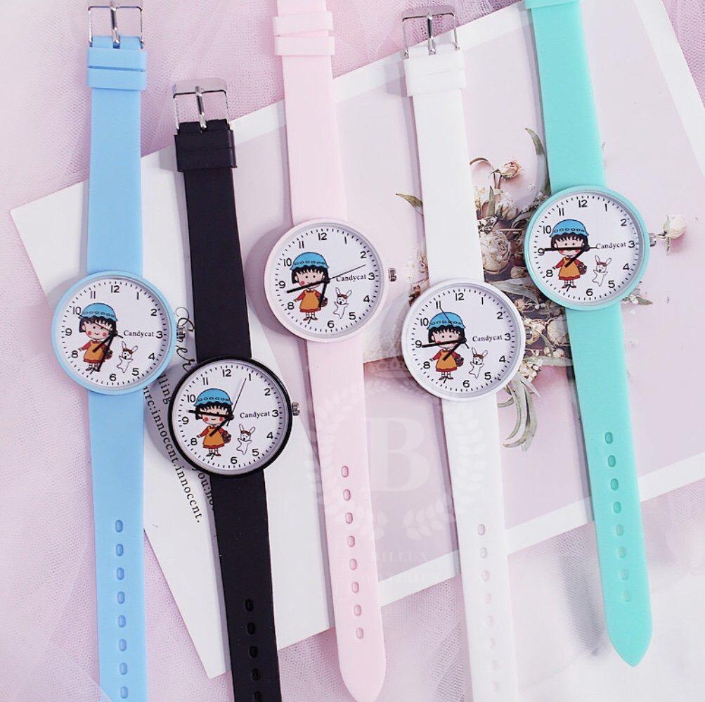 Đồng hồ Nữ thời trang Hàn Quốc CandyCat [Billux] dây da - 28mm (5 màu) [CDCMT002]