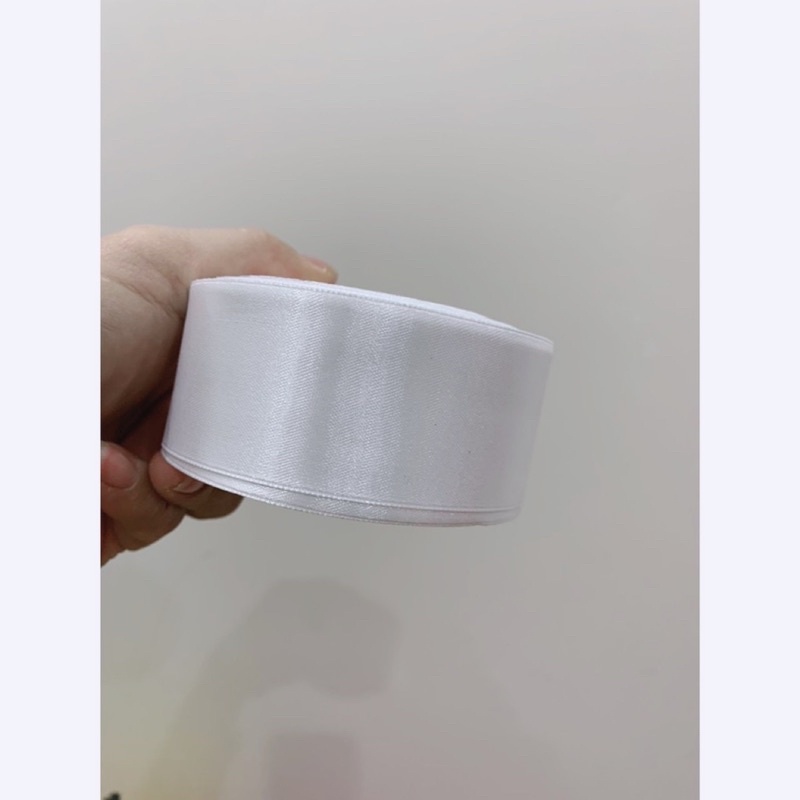 Cuộn ruy băng lụa bản rộng 5cm đủ màu sắc đẹp