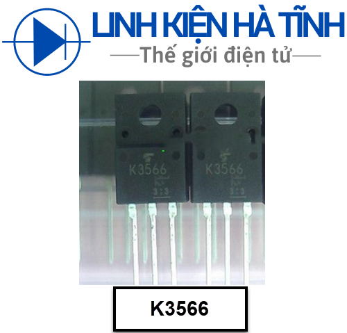 Mosfet n-channel 2sk3566 k3566 3566 2.5a 900v to-220 mới chính hãng